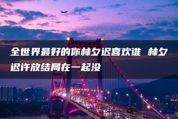 全世界最好的你林夕迟喜欢谁 林夕迟许放结局在一起没