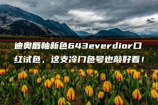 迪奥唇釉新色643everdior口红试色，这支冷门色号也敲好看！