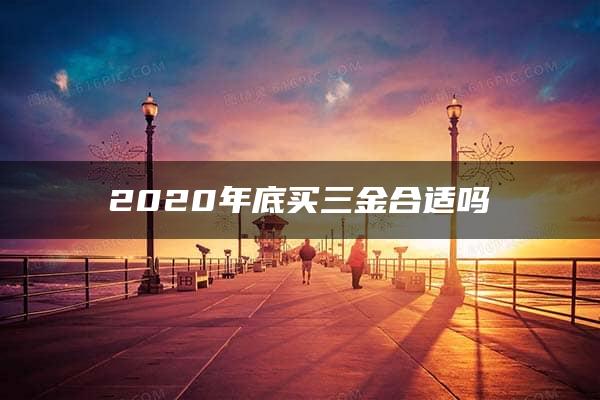 2020年底买三金合适吗