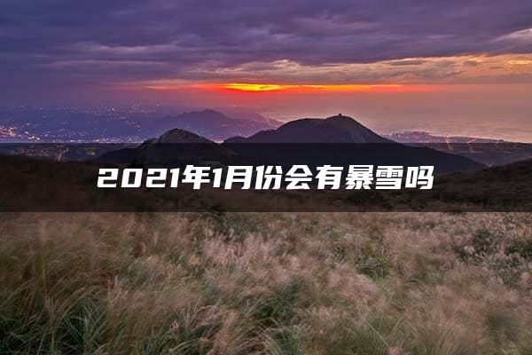 2021年1月份会有暴雪吗