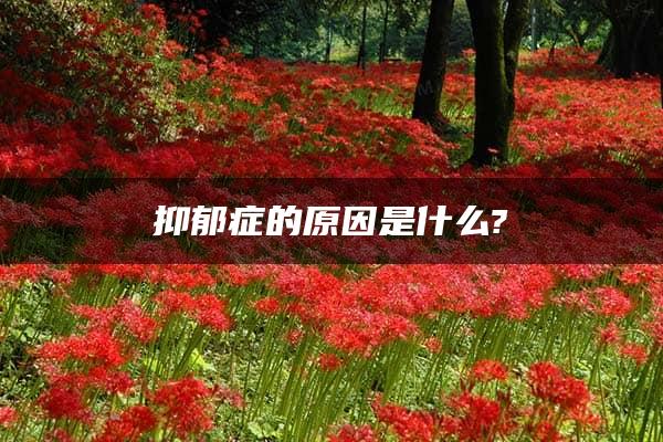 抑郁症的原因是什么?