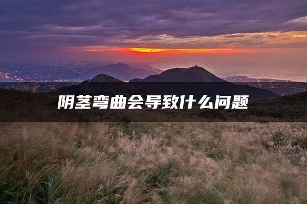 阴茎弯曲会导致什么问题