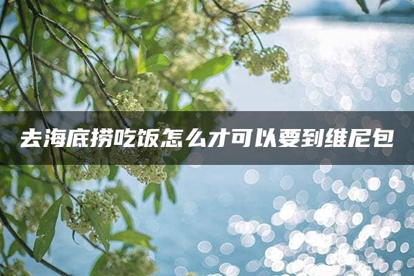 去海底捞吃饭怎么才可以要到维尼包