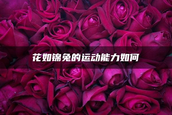 花如锦兔的运动能力如何