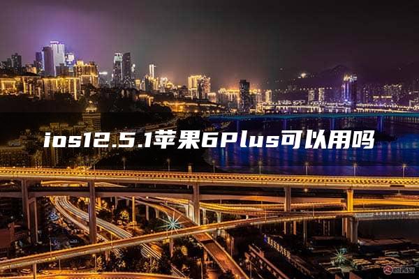 ios12.5.1苹果6Plus可以用吗