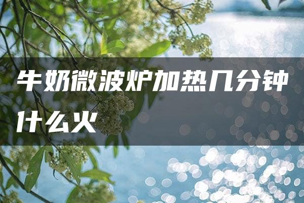 牛奶微波炉加热几分钟什么火