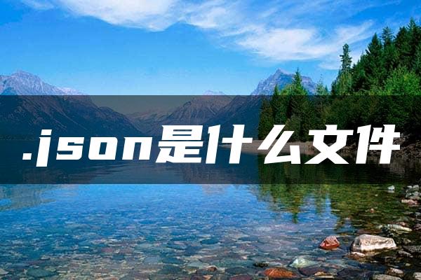 .json是什么文件