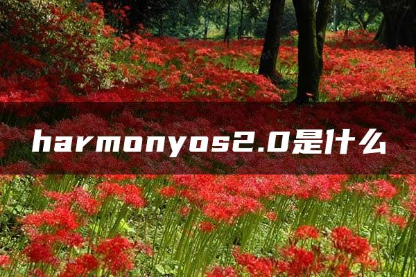 harmonyos2.0是什么