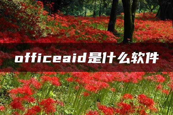 officeaid是什么软件